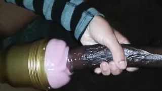 Handjob For A Big Black Cock Point Of View