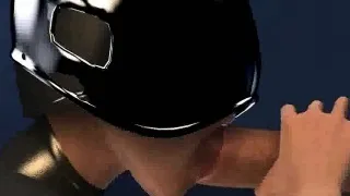 Foxy 3D cartoon Tron babe getting her pussy pounded