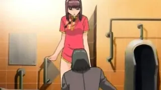 hot sexy brunette wearing a vibrator in public