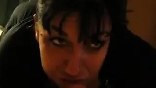 Busty Mom Gives A Blowjob At Home POV