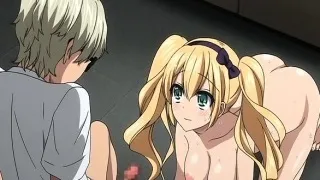 Cute hentai blondie gets her pussy and ass pumped deep