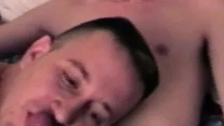 Amateur gay bear in bj threeway with jocks