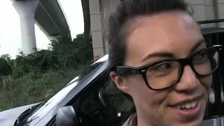 Amateur got money for a fuck with horny driver in public
