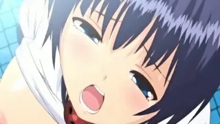 Two hentai coeds bondaged with muzzled hard poking and cream