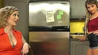 Domme makes anal slut form roommate