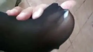 FF24 Gorgeous Asian Toes in stockings