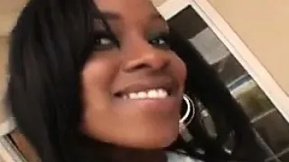 Beautiful Black Lesbos With A Long Dildo