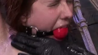 Bondage femdom lesbians strapon fuck petite sub