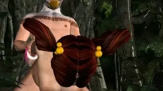 3D babe getting fucked by a monster in the woods