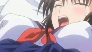 Pervert anime with milky boobs gets fucked