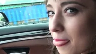 Sexy Taissia Shanti likes an amateur anal sex in the car