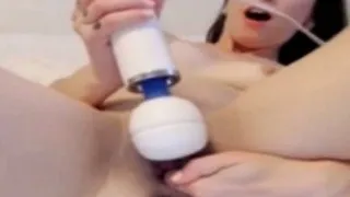 Cute Brunette Teen Playing With Her Vibrator