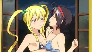 Horny hentai lezzy girl eats pussy