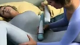 Lesbians In Spandex Kissing