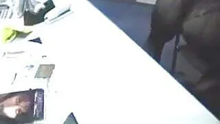 Big tit wife fucked in storage room