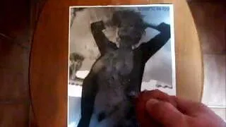 My cumshot on Fanny Cadeo (italian beautiful woman)