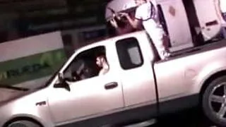 Little Lupe fucks two monster cock during a crime