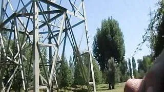 public masturb in a park