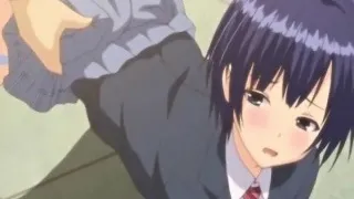 Bondage Japanese hentai vibrating her pussy