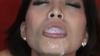 Japanese Whore Swallowing Cum