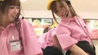 Subtitled bizarre Japanese restaurant butt group party