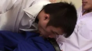 Golden shower loving twink gets pee drenched