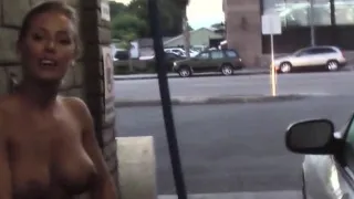 Blonde Nicola Aniston in homemade movie