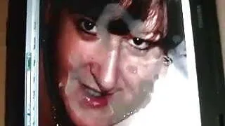 My dirty slut friend heavily spunked