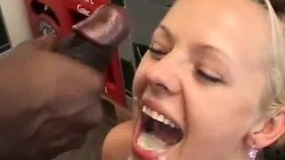 Tina is a cute and petite blonde teen girl with small tits,