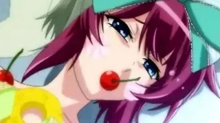 Young hentai boy gets jerked and food in his all body