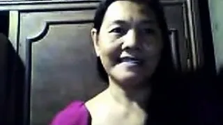 Naughty Grandma Flashing Her Tits