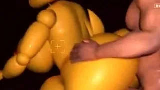 Toy Chica sucks and rides