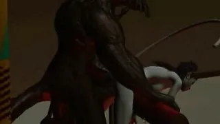 Avatar girl ass fucked by monster