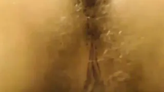 Hot amateur babe showing her hairy pussy on web cam