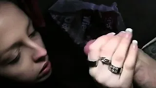 Amateur sucks dick in public and fucks in car