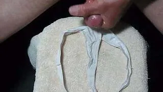 cum in some hotties dirty thong