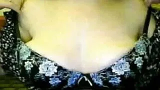  French mature tits and pussy in cam