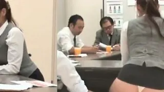 Cute Japanese office has no pants