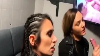 Amateur teen group hazed in cumshot blowjob