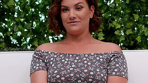 Busty mature brunette Shyla gobbles up a big black cock on casting