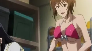 Two hentai schoolgirls gets fucked in threesome