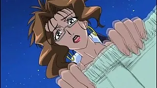 Hentai girl sucking big black cock and facial cum