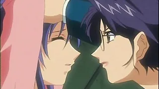 Tied up hentai lezzy girl gets her pussy shaved and toyed