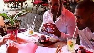 Amateur interracial orgy with a hot dude