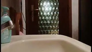 i cum on neighbour's pant in her bathroom and bedroom 7