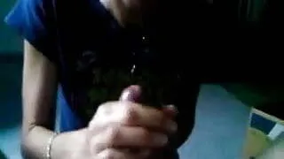 nerdy melissa sucks cock