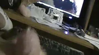 cummin to big black cock