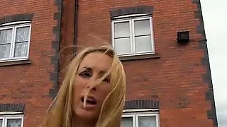 Blonde amateur Paige just loves pissing in public