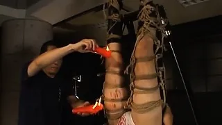 Yuri Matsushima Pregnant race queen in bondage