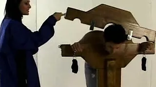 BDSM PIllory Punishment
